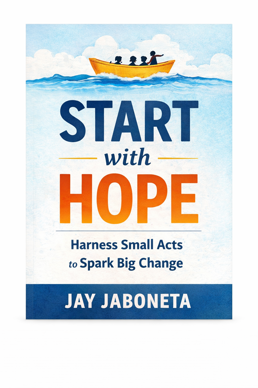 Start with HOPE book cover by Jay Jaboneta